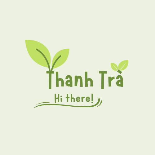 Green Cute Simple Ice tea Logo